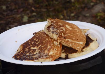 Campfire breakfast
