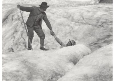 Tom in crevass 1930’s